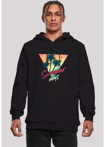 F4NT4STIC Herren Kapuzenpullover "California Palmen Retro", schwarz, casual, Gr. 5XL, Obermaterial: 65% Baumwolle, 35% Polyester, Pullover, Premium