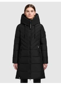 Khujo Damen Steppmantel "GUNG", schwarz, casual, Gr. M, unifarben, Web, Steppware, Obermaterial: 100% Polyester. Futter: 100% Polyester. Wattierung: