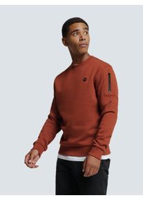NO EXCESS Herren Sweater "NO EXCESS Weicher Pullover", orange, Gr. M, 70% Baumwolle, 30% Polyester, Sweatshirts