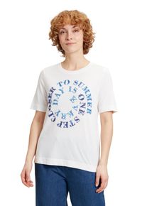 Cartoon Damen Kurzarmshirt "Cartoon Halbarm-Shirt mit Rundhalsausschnitt", beige, modisch, Gr. 46, Obermaterial: 50% Baumwolle, 50% Modal., Shirts,