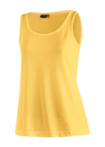 Maier Sports Damen Funktionsshirt "Petra", gelb, Gr. 52, 100% Polyester, Shirts, Damen Tank-Top für Sport und Outdoor-Aktivitäten, ärmelloses Shirt