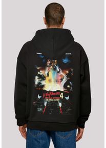 F4NT4STIC Herren Kapuzenpullover "Nightmare On Elm Street The Dream Master", schwarz, casual, Gr. S, Obermaterial: 100% Baumwolle, Pullover, Print