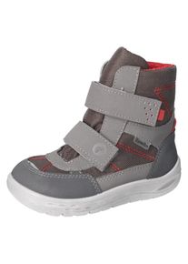 Ricosta Kinder Winterstiefel "Uki WMS: weit", Gr. 25, grau, Lederimitat, Textil, casual, Schuhe, Klettstiefel, Snowboots, Kindergartenschuh mit