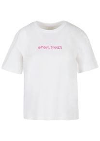 MISS TEE Herren T-Shirt "Miss Tee Damen Hot Girl Dinner Tee", weiß, casual, Gr. L, bedruckt, 100% Baumwolle, Shirts