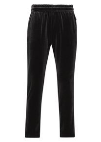TRIGEMA Damen Jerseyhose "TRIGEMA Nicki Hose mit praktischen Eingrifftaschen", schwarz, Basic, Gr. L, 80% Baumwolle, 20% Polyester, Hosen