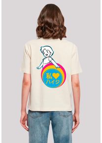 F4NT4STIC Damen T-Shirt "Heidi Kopf Motiv Heroes of Childhood", weiß, casual, Gr. S, Obermaterial: 100% Baumwolle, Shirts, Nostalgie, Retro, Heroes
