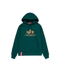 Herren Hoodie "Alpha Industries Men - Hoodies Basic Hoodie", grün, Gr. M, Alpha Industries, Obermaterial: 80% Baumwolle, 20% Polyester, Sweatshirts