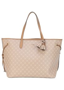 JOOP! JOOP Damen Shopper "cortina 1.0 shopper xlho", beige, Lederimitat, bedruckt, Taschen, mit herausnehmbarer Reißverschluss-Münztasche