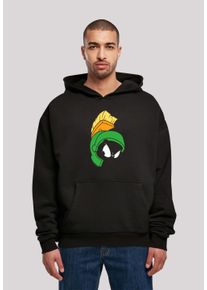 F4NT4STIC Herren Sweatshirt "Marvin The Martian Face Ultra Heavy Oversize", schwarz, casual, Gr. L, Obermaterial: 100% Baumwolle, Sweatshirts,