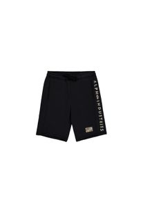 Herren Shorts "Alpha Industries Men - Shorts Camo Jogger Shorts", schwarz, Gr. M, Alpha Industries, Obermaterial: 80% Baumwolle, 20% Polyester, Hosen