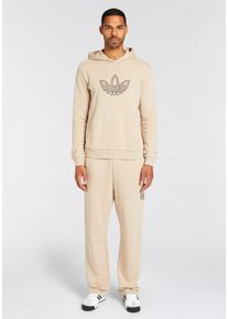 Herren Kapuzensweatshirt "OUTLINE HD", beige, sportlich, Gr. L, adidas originals, Obermaterial: 100% Baumwolle, Sweatshirts