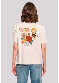 F4NT4STIC Damen T-Shirt "Biene Maja Flower Power", pink, casual, Gr. L, Obermaterial: 100% Baumwolle, Shirts, Nostalgie, Retro, Heroes of Childhood