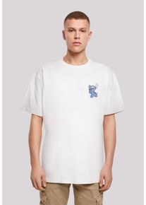 F4NT4STIC Herren T-Shirt "Disney Lilo And Stitch Stitch Backside", weiß, casual, Gr. XXL, Obermaterial: 100% Baumwolle, Shirts, Print