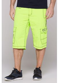 CAMP DAVID Herren Shorts, gelb, casual, Gr. XXXL, bedruckt, Material: 100% Baumwolle, Hosen, aus Baumwolle