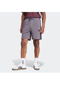 Herren Shorts "M 3S FT SHO"grau strata, schwarz, sportlich, Gr. XXL, adidas Sportswear, Obermaterial: 55% Baumwolle, 36% Polyester, 9% Viskose, Hosen