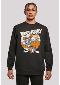 F4NT4STIC Herren Sweatshirt "Tom und Jerry Play Baseball", schwarz, casual, Gr. M, Obermaterial: 50% Baumwolle, 50% Polyester, Sweatshirts, Print