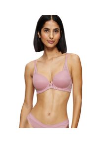 Triumph Damen Bügel-BH "Aura Spotlight T WHP", Gr. 75sunrose pink, Microtouch, Spitze, Obermaterial: 59% Polyester, 35% Polyamid, 6% Elasthan,
