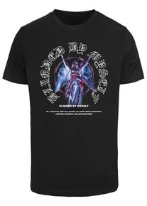 MisterTee Herren T-Shirt "MisterTee Blinded By Myself Tee", schwarz, casual, Gr. XXL, unifarben, 100% Baumwolle, Shirts