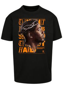 Herren T-Shirt "Upscale by Mister Tee Herren K-Dot Oversize Tee", schwarz, casual, Gr. L, UPSCALE BY MISTER TEE, unifarben, 100% Baumwolle, Shirts