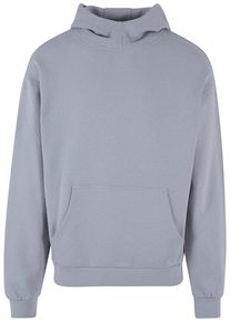 Urban Classics Herren Kapuzensweatshirt "Urban Classics Herren High Neck Hoody", grau, Gr. M, unifarben, 80% Baumwolle, 20% Polyester, Sweatshirts