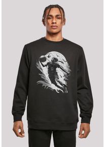 F4NT4STIC Herren Kapuzenpullover "Basketball Spieler", schwarz, casual, Gr. XL, Obermaterial: 50% Baumwolle, 50% Polyester, Pullover, Print