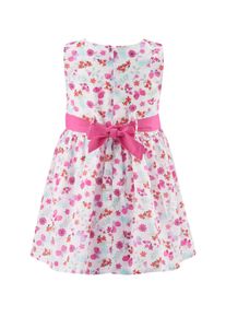 happy girls Mädchen Minikleid, pink, casual, Gr. 116, bedruckt, Jersey, Obermaterial: 100% Baumwolle. Futter: 100% Baumwolle, Kleider