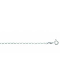 Adelia´s ADELIA ́S Damen Goldkette "333 Weißgold Anker Halskette Ø 1,1 mm", 40, Weißgold 333, silber, Weißgold 333, Halsketten, Weißgoldschmuck für Damen
