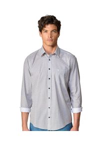 Casamoda Herren Langarmhemd "Casamoda Freizeithemd Print", grau, Gr. XXL, bedruckt, 100% Baumwolle, Hemden