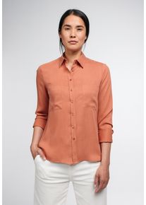Eterna Damen Hemdbluse "REGULAR FIT", rot, casual, Gr. 40, 100% Lyocell, Blusen