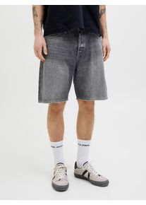 Jack & Jones JACK & JONES Herren Relaxshorts "JJIALEX JJORIGINAL SHORTS SBD 300 SN", schwarz, modisch, Gr. XL, unifarben, Web, Obermaterial: 100% Baumwolle,