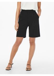 Jacqueline de Yong JDY Damen Chinoshorts "JDYTANJA LIFE CITY SHORTS JRS NOOS", schwarz, modisch, Gr. L, unifarben, Web, Obermaterial: 95% Polyester, 5% Elasthan, Hosen