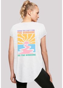 F4NT4STIC Damen T-Shirt "Be The Sunshine Color", weiß, casual, Gr. M, Obermaterial: 100% Baumwolle, Shirts, Premium Qualität