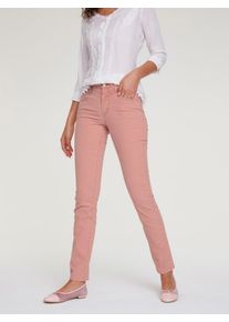 Heine Damen Cordhose, rot, Gr. 17, unifarben, 98% Baumwolle, 2% Elasthan, Hosen