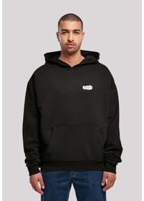 F4NT4STIC Herren Kapuzenpullover "WYLD WILD Jugenwort_white", schwarz, casual, Gr. M, Obermaterial: 100% Baumwolle, Pullover, Print