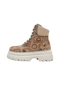 DOGO Damen Schnürstiefelette "Nimble Frames-Of-Hogwarts Damen Boots / Female", Gr. 40, beige, Textil, Schuhe, Vegan