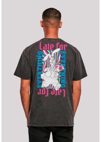 F4NT4STIC Herren T-Shirt "Alice im Wunderland", schwarz, casual, Gr. XXL, Obermaterial: 100% Baumwolle, Shirts, Nostalgie, Retro Print, Kinderserie