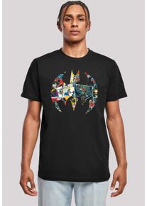F4NT4STIC Herren T-Shirt "DC Comics Batman Comic Book Logo", schwarz, casual, Gr. XL, Obermaterial: 100% Baumwolle, Shirts, Herren,Premium