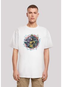 F4NT4STIC Herren T-Shirt "DC Comics Aquaman Circular Crest", weiß, casual, Gr. XXXL, Obermaterial: 100% Baumwolle, Shirts, Print