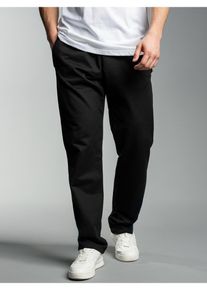 TRIGEMA Herren Sweathose "TRIGEMA Freizeithose aus Sweat-Qualität", schwarz, sportlich, Gr. L, 70% Baumwolle, 30% Polyester, Hosen