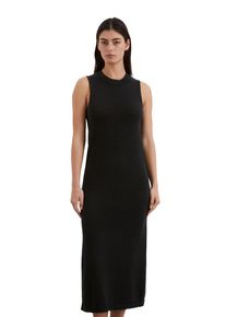 Marc O'Polo MARC O'POLO Damen Strickkleid "aus Bio-Baumwolle-Leinen-Mix", schwarz, casual, Gr. 32, unifarben, Obermaterial: 52% Baumwolle, 48% Leinen; Futter: