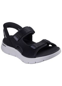 Skechers Herren Sandale "GO WALK FLEX SANDAL-EASY ENTRY", Gr. 47, schwarz, Textil, casual, Schuhe, Slipper, Freizeitschuh mit Slip-ins Funktion