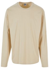 Urban Classics Herren Longsleeve "Urban Classics Herren Raglan Back Longsleeve", beige, klassisch, Gr. M, unifarben, 100% Baumwolle, Shirts