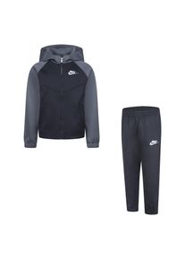 Nike Sportswear Kinder Trainingsanzug "LIFESTYLE ESSENTIALS FZ SET", grau, sportlich, Gr. 104, unifarben, Obermaterial: 100% Polyester, Sportanzüge,