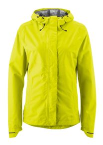 Gonso Herren Fahrradjacke "SAVE JACKET ESSENTIAL W", gelb, Gr. 36, 100% Polyester, Jacken, Damen Regenjacke wind- und wasserdicht, Radjacke mit Kapuze
