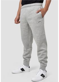 MIKON Herren Sweathose, grau, Gr. XXL, unifarben, 65% Baumwolle, 35% Polyester, Hosen, im lockeren Schnitt