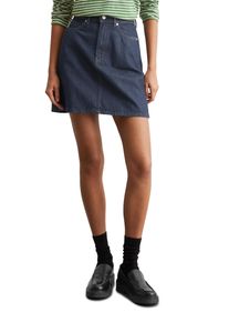 Marc O'Polo Damen Jeansrock "aus dunklem Rigid Denim", blau, Gr. 25, MARC O'POLO DENIM, unifarben, Obermaterial: 100% Baumwolle; Futter: 100% Nicht verfügbar,