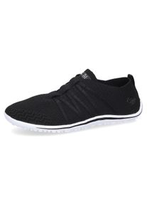 Damen Barfußschuh, Dockers by Gerli, Gr. 41, schwarz-weiß, Textil, sportlich, Schuhe, Schlupfschuh, Sneaker, Sommerschuh in lässiger Strick-Optik