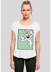 F4NT4STIC Damen T-Shirt "Looney Tunes Bugs Bunny Funny Face", weiß, casual, Gr. XXL, Obermaterial: 100% Baumwolle, Shirts, Print