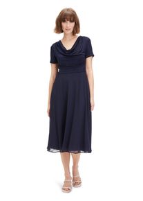 Vera Mont Damen Cocktailkleid "Vera Mont Cocktailkleid im Glitzer-Look", blau, festlich, Gr. 54, Obermaterial: 100% Polyester. Futter: 100%