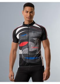 TRIGEMA Herren T-Shirt "TRIGEMA Fahrradjacke aus atmungsaktivem Material", schwarz, sportlich, Gr. XL, 100% Polyester (recycelt), Shirts